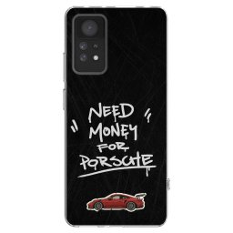 Átlátszó szilikon tok az alábbi mobiltelefonokra Xiaomi Redmi Note 11 Pro - Dark Racer