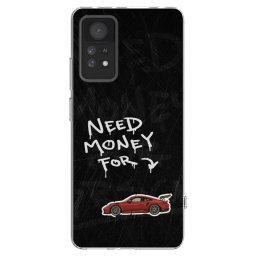 Átlátszó szilikon tok az alábbi mobiltelefonokra Xiaomi Redmi Note 11 Pro - Track Mode