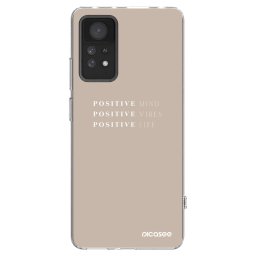 Átlátszó szilikon tok az alábbi mobiltelefonokra Xiaomi Redmi Note 11 Pro - Positive Vibes