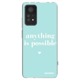 Átlátszó szilikon tok az alábbi mobiltelefonokra Xiaomi Redmi Note 11 Pro - Anything is possible
