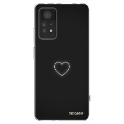 Átlátszó szilikon tok az alábbi mobiltelefonokra Xiaomi Redmi Note 11 Pro - Heart