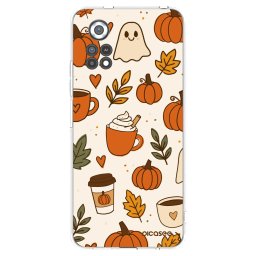 Átlátszó szilikon tok az alábbi mobiltelefonokra Xiaomi Poco X4 Pro 5G - Fall vibes