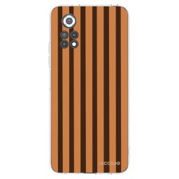 Átlátszó szilikon tok az alábbi mobiltelefonokra Xiaomi Poco X4 Pro 5G - Caramel lines
