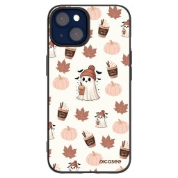 Fekete szilikon tok az alábbi mobiltelefonokra Apple iPhone 14 - Pumpkin spice