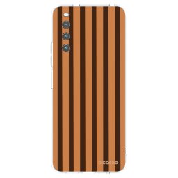 Átlátszó szilikon tok az alábbi mobiltelefonokra Sony Xperia 10 IV 5G - Caramel lines