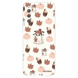 Átlátszó szilikon tok az alábbi mobiltelefonokra Sony Xperia 10 IV 5G - Pumpkin spice
