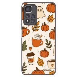 Fekete szilikon tok az alábbi mobiltelefonokra Xiaomi Redmi Note 11 Pro+ 5G - Fall vibes
