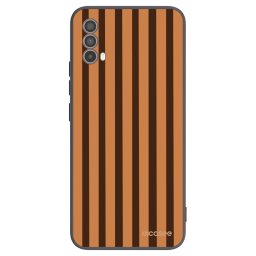 Fekete szilikon tok az alábbi mobiltelefonokra Motorola Moto E40 - Caramel lines
