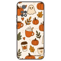Fekete szilikon tok az alábbi mobiltelefonokra Xiaomi Poco M4 Pro - Fall vibes