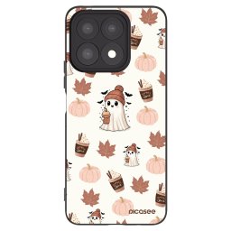 Fekete szilikon tok az alábbi mobiltelefonokra Honor X8a - Pumpkin spice