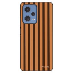 Fekete szilikon tok az alábbi mobiltelefonokra Xiaomi Redmi Note 12 Pro 5G - Caramel lines
