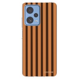 Átlátszó szilikon tok az alábbi mobiltelefonokra Xiaomi Redmi Note 12 Pro 5G - Caramel lines