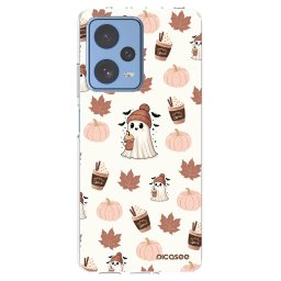 Átlátszó szilikon tok az alábbi mobiltelefonokra Xiaomi Redmi Note 12 Pro 5G - Pumpkin spice