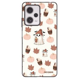 Fekete szilikon tok az alábbi mobiltelefonokra Xiaomi Redmi Note 12 Pro+ 5G - Pumpkin spice