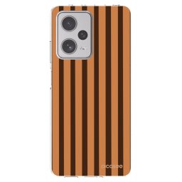 Átlátszó szilikon tok az alábbi mobiltelefonokra Xiaomi Redmi Note 12 Pro+ 5G - Caramel lines