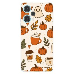 Átlátszó szilikon tok az alábbi mobiltelefonokra Xiaomi Poco F5 - Fall vibes