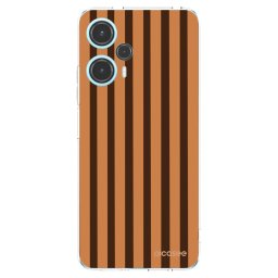 Átlátszó szilikon tok az alábbi mobiltelefonokra Xiaomi Poco F5 - Caramel lines
