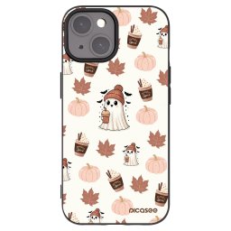 Fekete szilikon tok az alábbi mobiltelefonokra Apple iPhone 15 - Pumpkin spice