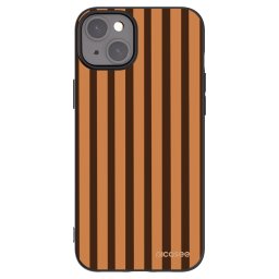 Fekete szilikon tok az alábbi mobiltelefonokra Apple iPhone 15 Plus - Caramel lines