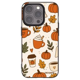 Fekete szilikon tok az alábbi mobiltelefonokra Apple iPhone 15 Pro - Fall vibes