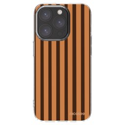 Átlátszó szilikon tok az alábbi mobiltelefonokra Apple iPhone 15 Pro - Caramel lines