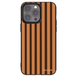 Fekete szilikon tok az alábbi mobiltelefonokra Apple iPhone 15 Pro Max - Caramel lines