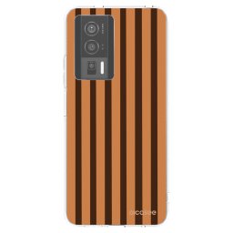 Átlátszó szilikon tok az alábbi mobiltelefonokra Xiaomi Poco F5 Pro 5G - Caramel lines