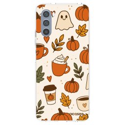 Átlátszó szilikon tok az alábbi mobiltelefonokra Motorola Moto G62 - Fall vibes