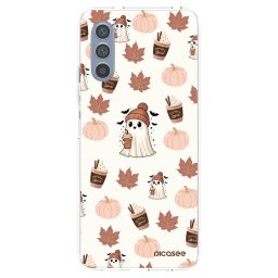 Átlátszó szilikon tok az alábbi mobiltelefonokra Motorola Moto G62 - Pumpkin spice