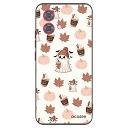 Fekete szilikon tok az alábbi mobiltelefonokra Motorola Moto G84 5G - Pumpkin spice