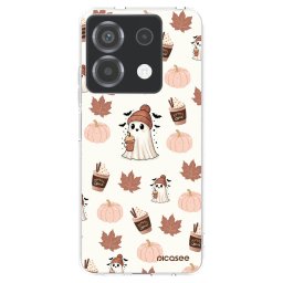 Átlátszó szilikon tok az alábbi mobiltelefonokra Xiaomi Poco X6 - Pumpkin spice