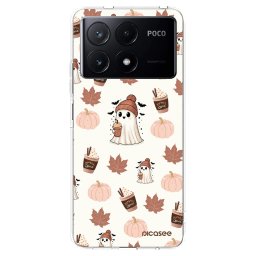 Átlátszó szilikon tok az alábbi mobiltelefonokra Xiaomi Poco X6 Pro - Pumpkin spice