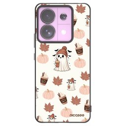 Fekete szilikon tok az alábbi mobiltelefonokra Xiaomi Redmi Note 13 Pro 5G - Pumpkin spice