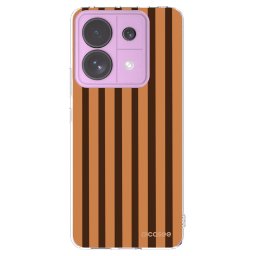 Átlátszó szilikon tok az alábbi mobiltelefonokra Xiaomi Redmi Note 13 Pro 5G - Caramel lines