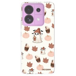 Átlátszó szilikon tok az alábbi mobiltelefonokra Xiaomi Redmi Note 13 Pro 5G - Pumpkin spice