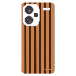 Átlátszó szilikon tok az alábbi mobiltelefonokra Xiaomi Redmi Note 13 Pro+ 5G - Caramel lines