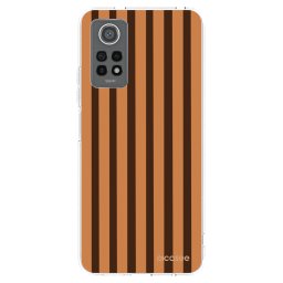 Átlátszó szilikon tok az alábbi mobiltelefonokra Xiaomi Redmi Note 12 Pro 4G - Caramel lines