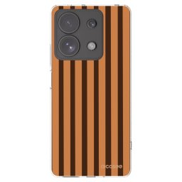 Átlátszó szilikon tok az alábbi mobiltelefonokra Xiaomi Redmi Note 13 Pro 4G - Caramel lines