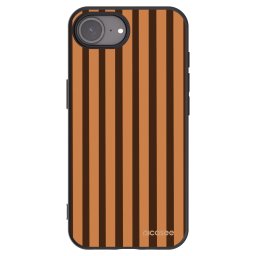 Fekete szilikon tok az alábbi mobiltelefonokra Apple iPhone 16e - Caramel lines