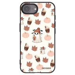 Fekete szilikon tok az alábbi mobiltelefonokra Apple iPhone 16e - Pumpkin spice