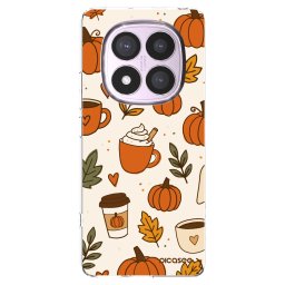 Átlátszó szilikon tok az alábbi mobiltelefonokra Xiaomi Redmi Note 14 Pro 5G - Fall vibes