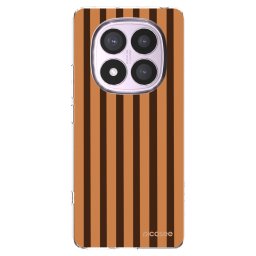 Átlátszó szilikon tok az alábbi mobiltelefonokra Xiaomi Redmi Note 14 Pro 5G - Caramel lines