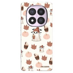 Átlátszó szilikon tok az alábbi mobiltelefonokra Xiaomi Redmi Note 14 Pro 5G - Pumpkin spice