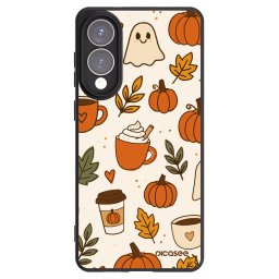 Fekete szilikon tok az alábbi mobiltelefonokra Samsung Galaxy S25 Edge 5G - Fall vibes