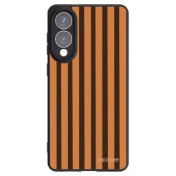 Fekete szilikon tok az alábbi mobiltelefonokra Samsung Galaxy S25 Edge 5G - Caramel lines