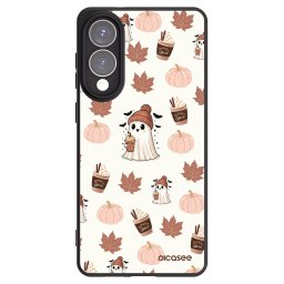 Fekete szilikon tok az alábbi mobiltelefonokra Samsung Galaxy S25 Edge 5G - Pumpkin spice
