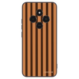 Fekete szilikon tok az alábbi mobiltelefonokra Xiaomi Poco C75 - Caramel lines
