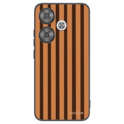 Fekete szilikon tok az alábbi mobiltelefonokra Xiaomi Poco F6 - Caramel lines