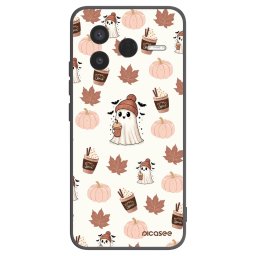 Fekete szilikon tok az alábbi mobiltelefonokra Xiaomi Poco F7 Pro 5G - Pumpkin spice