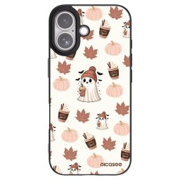 Fekete szilikon tok az alábbi mobiltelefonokra Apple iPhone 17 - Pumpkin spice